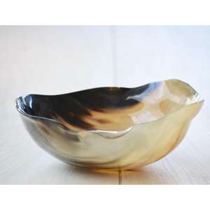 Bols en corne d'animal faits à la main, écologiques, luxueux, classiques, décoratifs, jetables, légers, de haute qualité, pour servir des salades, des fruits - Product Image 2