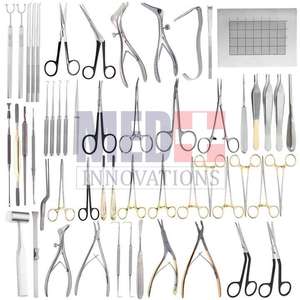 Conjunto de cirugía Nasal Manual de acero inoxidable de alta calidad, base para instrumento de rinoplastia, base de instrumento quirúrgico, Material de Metal - Product Image 1