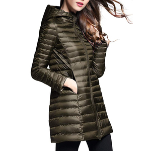 Vestes matelassées pour femmes de style nouveau et tendance, couleur unie, vente chaude, respirantes, doudoune d'hiver pour femmes, prix bas - Product Image 3