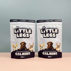 Großhandel Custom Small Dog Supplement Pouch Leere Tiernahrung Verpackung Gefrier getrocknete Snack Dog Bag Plastiktüte - Product Image 1