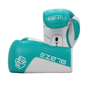 MMA Muay Thai Kickboxing Punching & Fighting Practice Training Tool-Guantes de boxeo con cordones de cuero al aire libre de secado rápido - Product Image 1