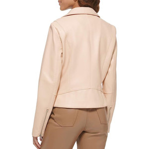 Customized <b>Top</b> Quality Most Popular Women <b>Leather</b> Jacket <b>High</b> Quality Product <b>Leather</b> Jacket - Product Image 2