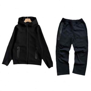 ชุดวอร์ม NOCTA ดีไซน์ใหม่สำหรับผู้ชาย ผ้าเทคฟลีซ ซิปแบบมีฮู้ด เสื้อฮู้ดดี้ผู้ชาย ชุดสองชิ้น ชุดออกกำลังกาย ชุดฟิตเนส ชุดฝึกซ้อมสำหรับผู้ชาย - Product Image 1