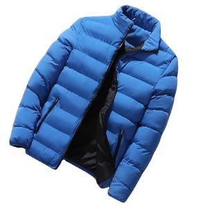 Veste d'hiver pour hommes en gros High Street Style col montant chaud et décontracté 100% Polyester nouvelle veste en duvet pour hommes - Product Image 4