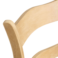 Chaise de salle à manger en bois classique Cadre en bois massif pour ensemble de salle à manger