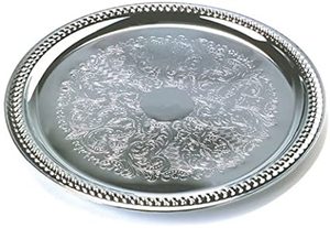 Bandeja de aluminio para servicio de té con forma de hoja Vintage, bandeja personalizada de Color para comedor, restaurante y Hotel, superventas - Product Image 4