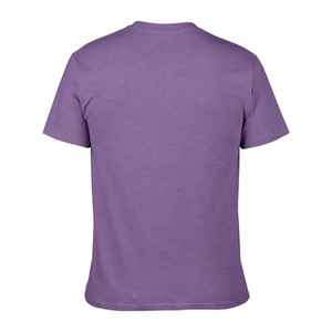240G coton hommes t-shirts impression personnalisée hommes coton personnalisé T-shirts col rond ajusté impression personnalisé propre Logo chemises - Product Image 4