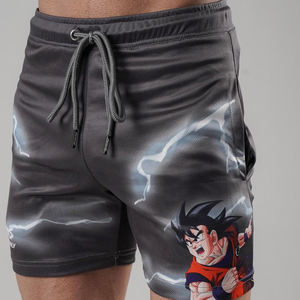 Shorts de jogging pour homme, écologiques, style streetwear, 100% polyester, motif personnalisé par sublimation, pour la plage, la natation, le fitness - Product Image 5