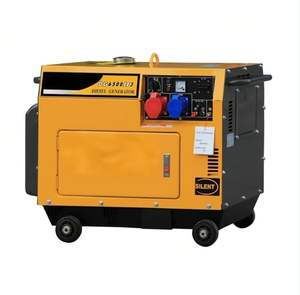 Generador Diésel Silencioso de 5kw, 12kva, 10kw, 8kw, 6kw, 50/60hz, 1/3 Diésel, 10Kva, para Plantas de Energía Eléctrica de Reserva, Venta Directa de Fábrica - Product Image 2