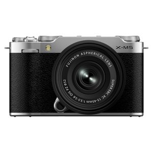 กล้องมิเรอร์เลส 26.1MP APS-C X M5 Kit XC 15 45 มม. สีเงิน กล้อง DSLR - Product Image 1