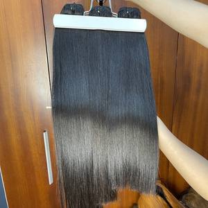 เครื่องขยายเส้นผมสีดำธรรมชาติพร้อมเส้นผมมนุษย์พร้อมส่ง - Product Image 1