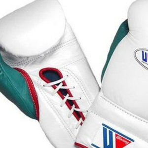 Gants de boxe à lacets Winning, blanc, vert, rouge, cuir véritable de qualité supérieure, gants d'entraînement et de combat professionnels, 8oz, 10oz, 12oz, 14oz, 16oz - Product Image 4