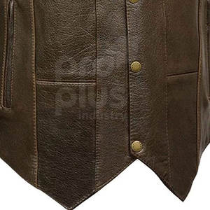Chaleco de Cuero para Hombre, Estilo Moderno, Transpirable, Ecológico, de Secado Rápido, Servicio OEM, Ropa Exterior Informal Personalizable - Product Image 3