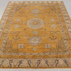 พรมผ้าฝ้ายสุดหรูพรมงานแฮนด์เมดสไตล์แอบสแตรกต์แบบโมเดิร์นแบบดั้งเดิมของห้องนั่งเล่นของตกแต่งบ้านพรมในสวนคุณภาพสูง1ชิ้น - Product Image 1