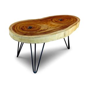 El más vendido Metal y madera Mesa de café y té Diseño moderno Sala de estar Tamaño personalizado Forma Color Usos en el hogar Hotel - Product Image 4