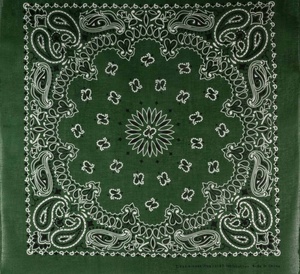 Wholesale Cross-Border Supply Square Scarf <b>Bandana</b> Cotton Satin Square Hair Scarf Geometric Pattern <b>Headband</b> Multi-Design - Product Image 3