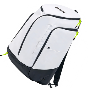 กระเป๋าเป้สะพายหลังคุณภาพสูงทันสมัยอเนกประสงค์ ทนทาน กันน้ำ ผลิตจากโพลีเอสเตอร์ 1680D สีขาว-ดำ ปิดด้วยซิป เหมาะสำหรับทุกเพศ - Product Image 2