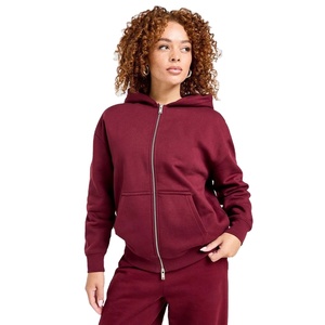 Chándales de moda con cremallera completa de nuevo diseño Unisex para mujer con bolsillo frontal traje deportivo de invierno sublimado personalizado a la venta - Product Image 2
