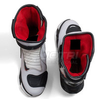 Zapatos de Motocicleta para Hombre de Piel Genuina de Primera Calidad, Impermeables, con Cierre, a Media Pantorrilla, Transpirables, de Secado Rápido, Colores y Tallas Personalizadas