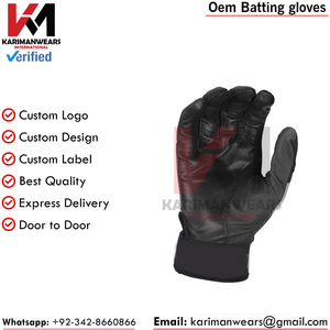 Guantes de Bateo OEM con Logotipo Personalizado, Diseño en Cuero, Proveedor Mayorista, Guantes de Bateo para Béisbol, Envío Rápido, Fábrica OEM - Product Image 6