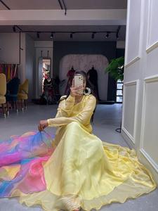 Costume fantaisie pour femmes-costume Anarkali, vente en gros, robes de soirée pour femmes - Product Image 2