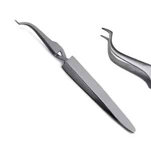 Stainless steel manual dental orthopedic posterior <b>bracket</b> buccal tube bonding tweezers professional high quality durable precis - Product Image 2