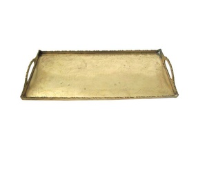 ถาดเสิร์ฟโลหะดีบุกตกแต่งลายกาแฟแบบไม่สมมาตร สำหรับใช้ในบ้าน พร้อมคุณสมบัติการพิมพ์ลาย Rohs ราคาถูก ขนาดเล็ก ขายดี - Product Image 1