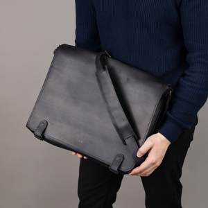 Sac à ordinateur portable vintage en cuir véritable pour homme de haute qualité, imperméable, pour les voyages d'affaires, en matériau PC, personnalisable, LLB-0160 - Product Image 4