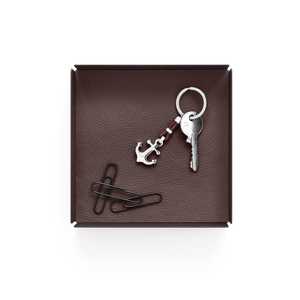 Bandeja de terciopelo de cuero PU personalizada con asa Bandeja de servicio multiusos para frutas secas, aperitivos y regalos - Product Image 2