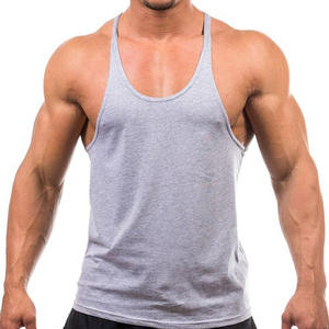 GAF Oem Service Verano Alta calidad Hombres Algodón Ropa casual Camiseta sin mangas Fitness Gimnasio Hombres Camiseta sin mangas Tallas grandes Hombres Camiseta sin mangas - Product Image 1