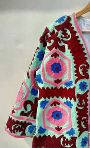 Luxury Range Creative Winter Wear Wholesale Price Beautiful Hand Crafted Embroidered Women Bohemian Style Fur Jackets Wholesale - Product Image 3