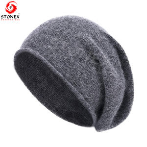 Made Custom 100% Cotton <b>Winter</b> Knitted Skully Beanie <b>Hats</b> Outdoor Warm Beanies for <b>Women</b> - Product Image 1