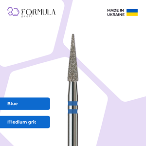 หัวเจียรเพชรสำหรับทำเล็บมืออาชีพ รุ่น Profi ขนาด 2.5 มม. สีน้ำเงิน - Product Image 1