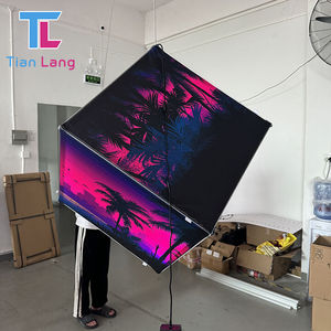 กล่องไฟ LED ขนาดใหญ่แบบกำหนดเองของ TIANLANG สำหรับติดตั้งบนผนัง ป้องกันรอยยับ สำหรับงานแสดงสินค้า - Product Image 1