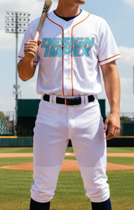 Meilleures ventes de tenues de baseball respirantes pour hommes avec logo personnalisé et noms d'équipe, vêtements de sport de couleur personnalisée, 20 ensembles MOQ - Product Image 3