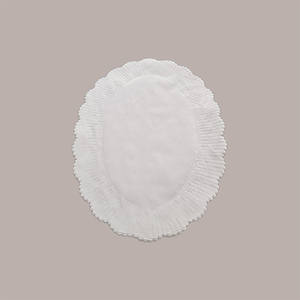 LUCGEL กระดาษรองอาหารกันซึมสีขาว รูปวงรี ขอบหยัก น้ำหนักเบา ใช้แล้วทิ้ง ขนาด 22x33 ซม. จำนวน 500 ชิ้น - Product Image 3