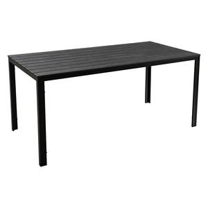 Mesa de Exterior Fija de Hierro Antracita Amicasa ROMA 156x78x74cm SAK 156 Mesas Producto - Product Image 1