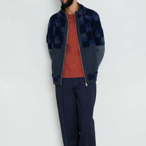 Full Customized OEM High Quality Winter Full Zip Fleece <b>Jacket</b> For <b>Men</b> and Women Custom Contrast Warm <b>Sherpa</b> Fleece <b>Jackets</b> - Product Image 6