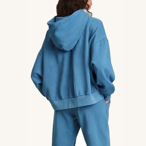 Sweat-shirts à capuche pour femmes de bonne qualité, motif uni, fabrication OEM, en vente à prix avantageux, vêtements d'hiver - Product Image 2