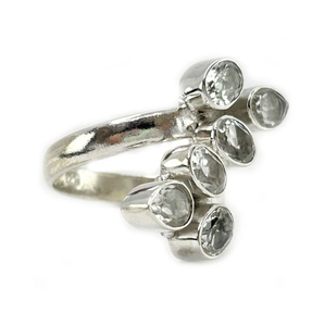 Anillo de moda de Plata de Ley 925 para mujeres y niñas, ajuste de bisel de piedras preciosas de cristal de corte ovalado para boda y regalo - Product Image 3