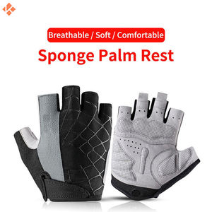 ถุงมือปั่นจักรยาน WEST BIKING ถุงมือปั่นจักรยานแบบครึ่งนิ้ว ลดแรงกระแทก อุปกรณ์ถุงมือปั่นจักรยานแบบนิ้วสั้น - Product Image 2