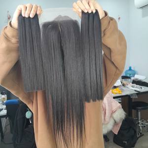 Proveedores de cabello ondulado rizado Virgen sin procesar de cabello crudo birmano vietnamita, cabello humano crudo alineado con cutícula vietnamita - Product Image 1