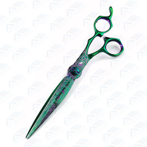 Tijeras Profesionales para Salón de Belleza, Diseño Personalizado, Ecológicas, Reutilizables, de Acero Inoxidable, para Corte de Cabello Manual - Product Image 3