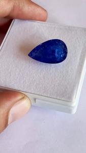 Tanzanite naturelle Coupe poire Tanzanie origine AAA qualité excellent lustre belle couleur parfaite pour toute fabrication de bijoux à bas prix - Product Image 2