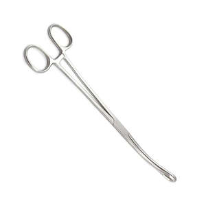 Fórceps de esponja Foerster, mandíbulas dentadas curvas de 8 ", Manual, uso hospitalario de acero inoxidable de alta calidad Premium de SurgiRight - Product Image 5