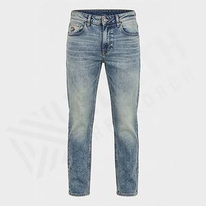 Jeans Holgados de Estilo Hip Hop para Hombre, Lavados, Desgastados, Gruesos, de Corte Recto, al por Mayor, Personalizados - Product Image 1