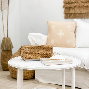 Boîte à jacinthe d'eau d'hôtel pour porte-papier de soie meilleur prix boîtes à couvercle de conteneur de serviettes naturelles - Product Image 5