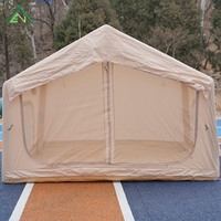 Tente de camping gonflable Litai Antour OEM 7,5 m², imperméable, Oxford 210D, quatre saisons, double couche, 3-4 personnes, colonne d'air, glamping