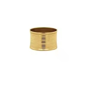 Rond de serviette rond en laiton pour la vaisselle de banquet de mariage pour les restaurants et les hôtels - Product Image 5