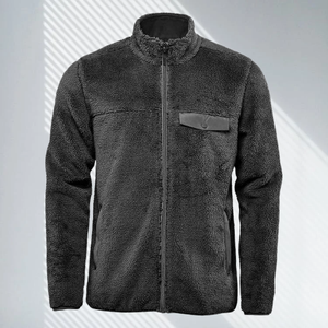 Fashion Custom Color Winter Outdoor <b>Fleece</b> Coat <b>Sherpa</b> Jacket Full Zipper up <b>Sherpa</b> <b>Fleece</b> Jacket for <b>Men</b> - Product Image 2